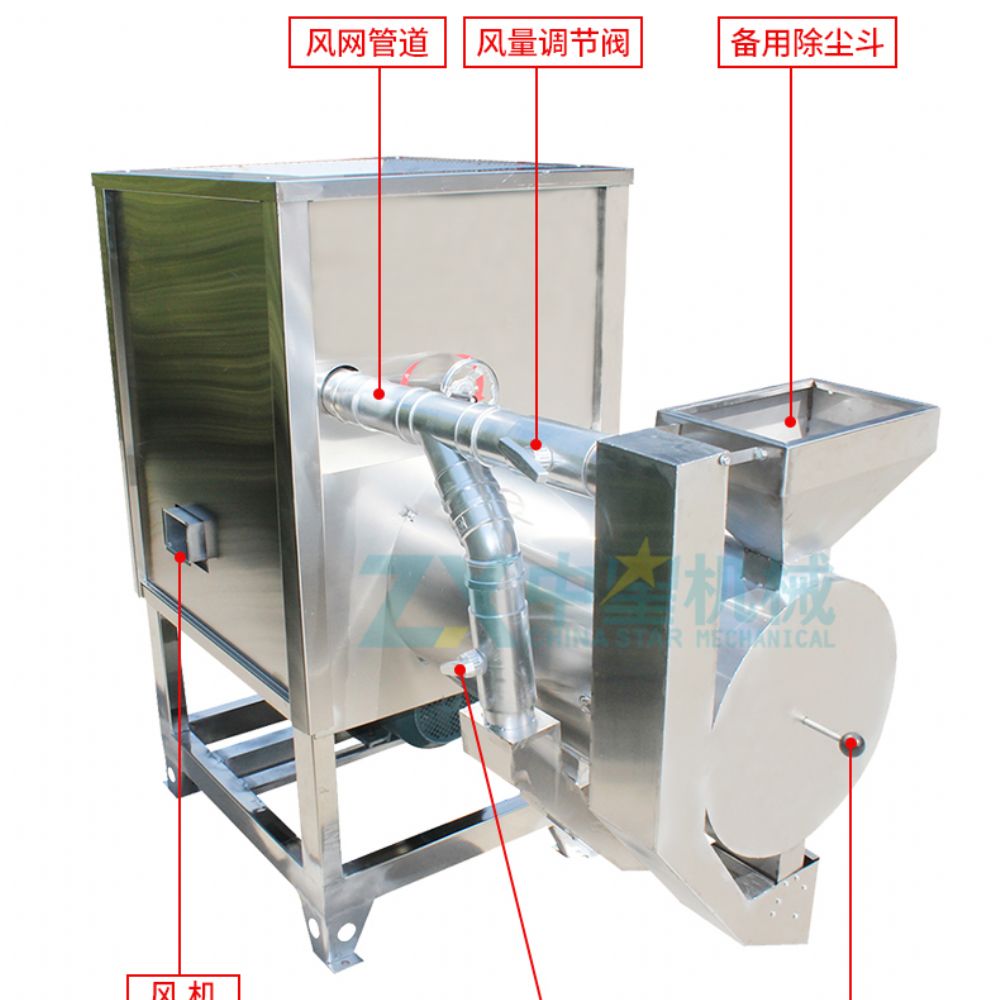 不銹鋼黑胡椒破碎脫皮機